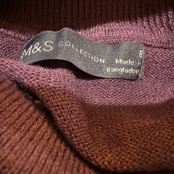 Marks & Spencer Turtleneck Jersey Size 4 US - Picture 7 of 7